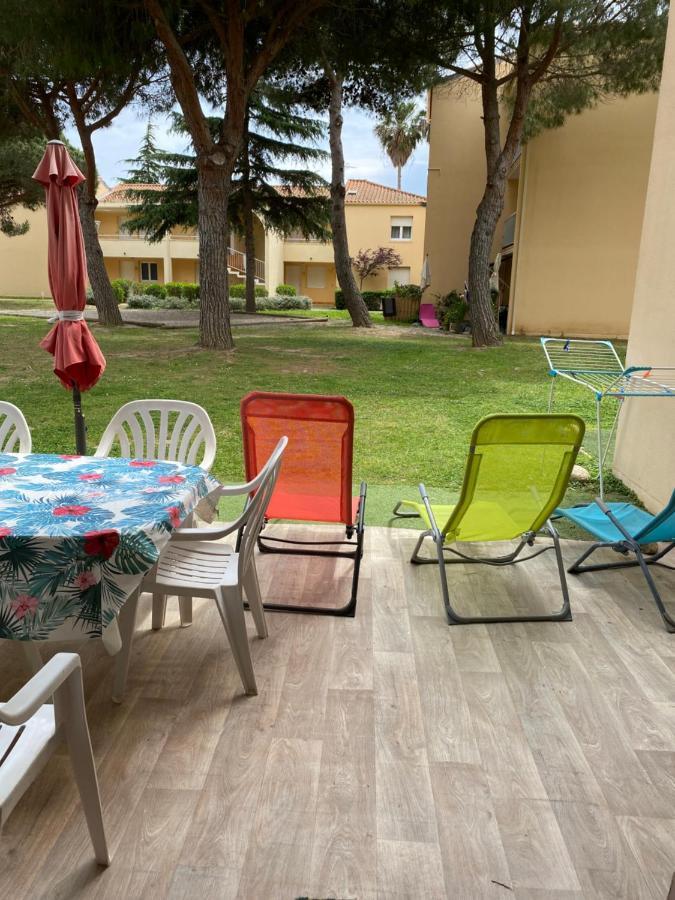 T2 Rdc A Canet En Roussillon Europa 4 Pers ,Piscine,Clim, Tennis, Parking Luaran gambar