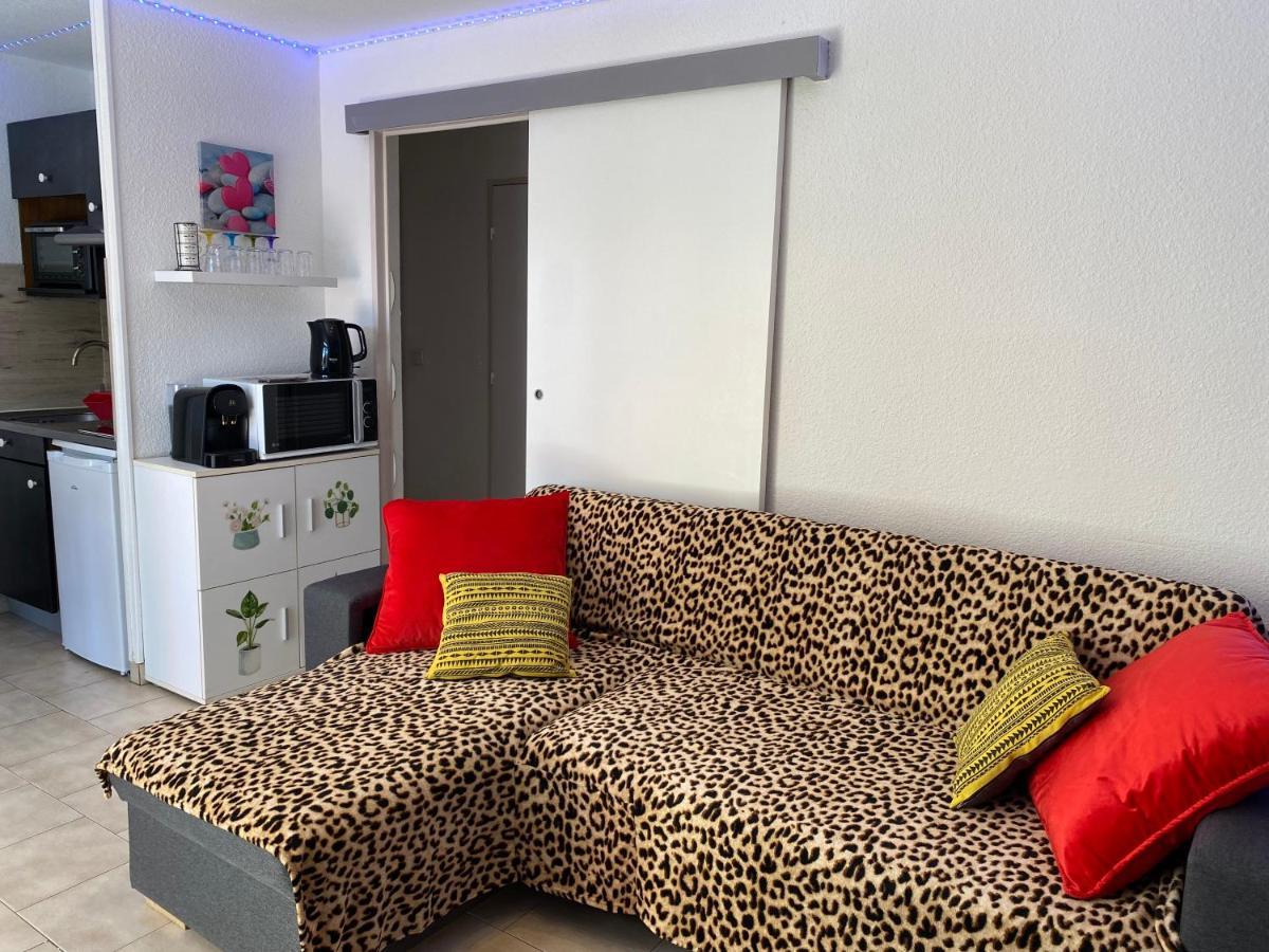 T2 Rdc A Canet En Roussillon Europa 4 Pers ,Piscine,Clim, Tennis, Parking Luaran gambar