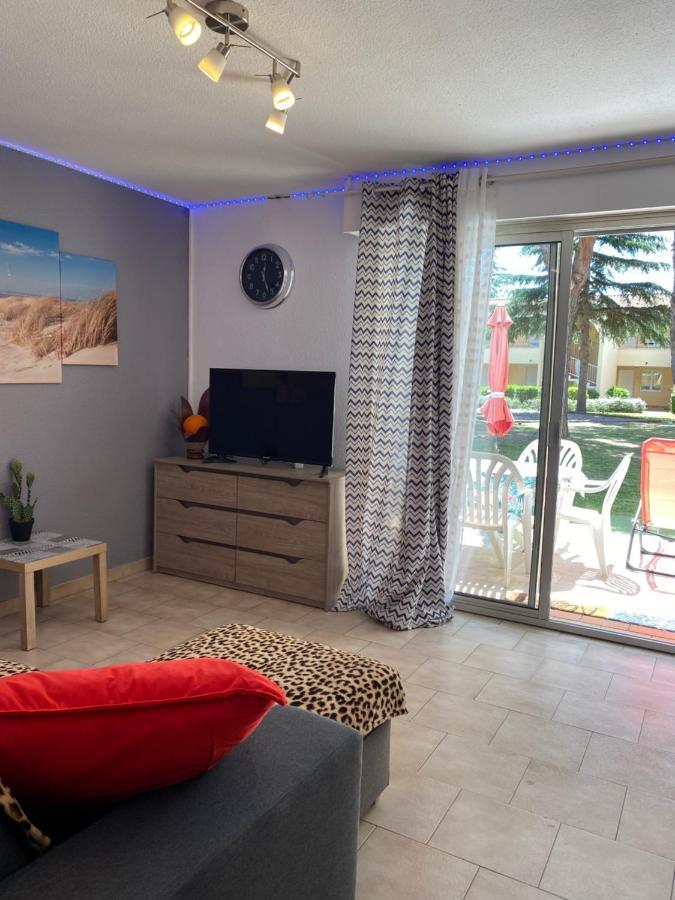 T2 Rdc A Canet En Roussillon Europa 4 Pers ,Piscine,Clim, Tennis, Parking Luaran gambar