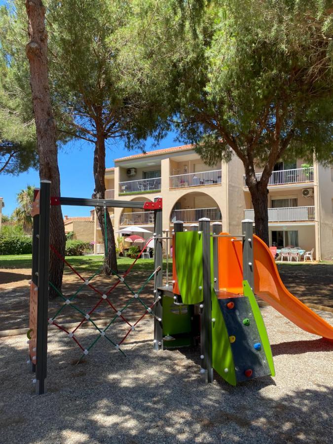 T2 Rdc A Canet En Roussillon Europa 4 Pers ,Piscine,Clim, Tennis, Parking Luaran gambar