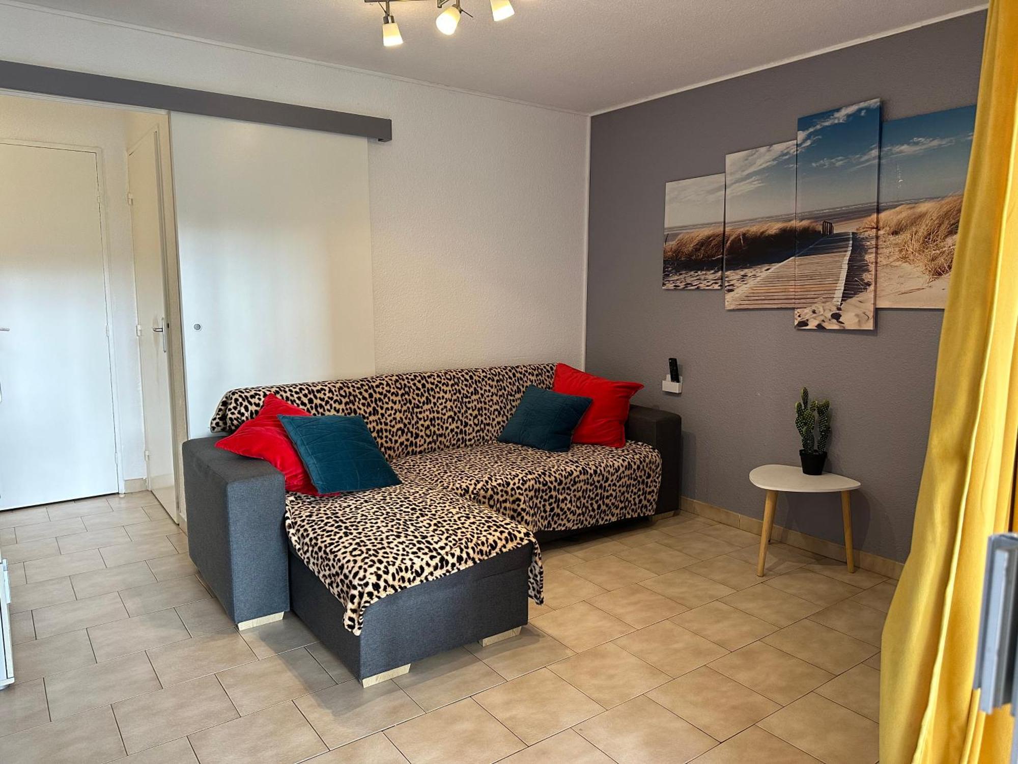 T2 Rdc A Canet En Roussillon Europa 4 Pers ,Piscine,Clim, Tennis, Parking Luaran gambar